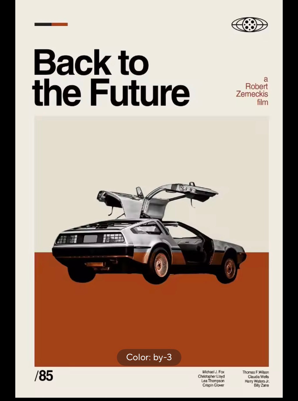 Back to the future Version 2 Home decor