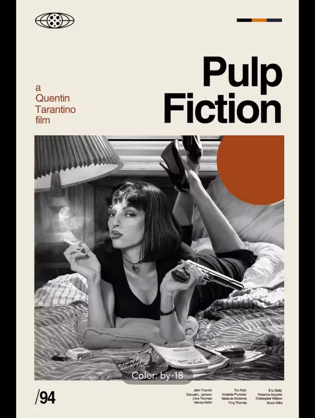 Pulp Fiction version 4 Home Decor