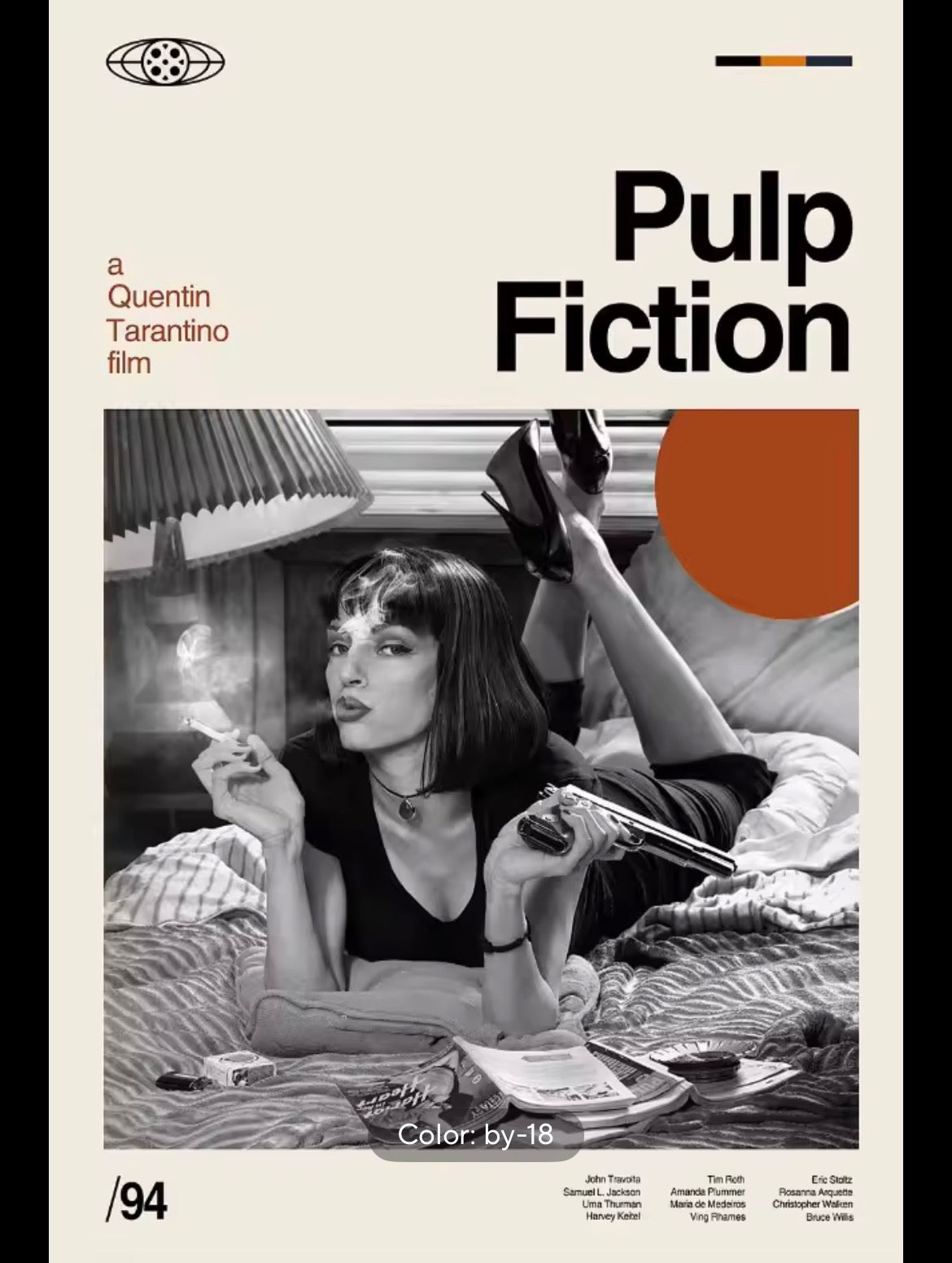Pulp Fiction version 4 Home Decor