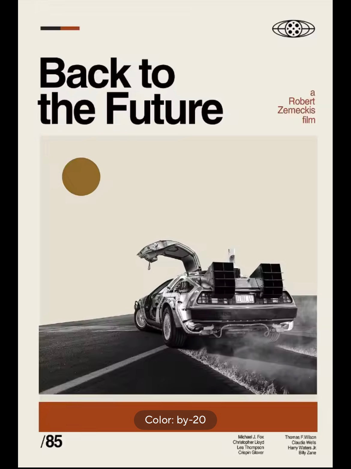 Back to the Future version 3 Home Decor