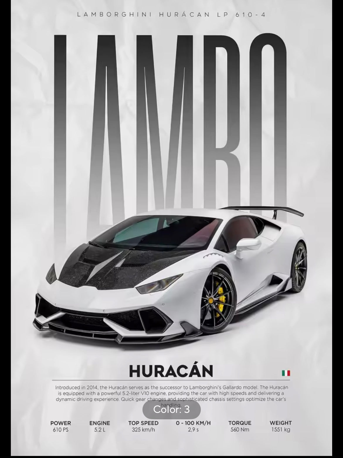 Lamborghini Hurucan version 2