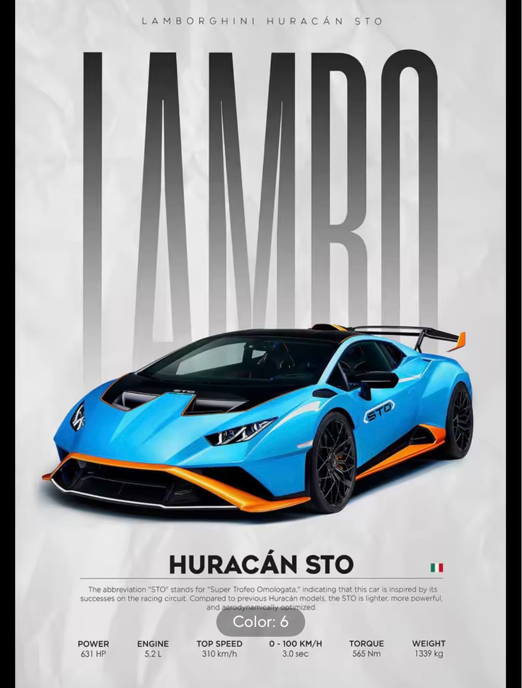 Lamborghini Hurucan STO version 2