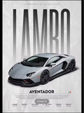 Lamborghini Aventador Silver