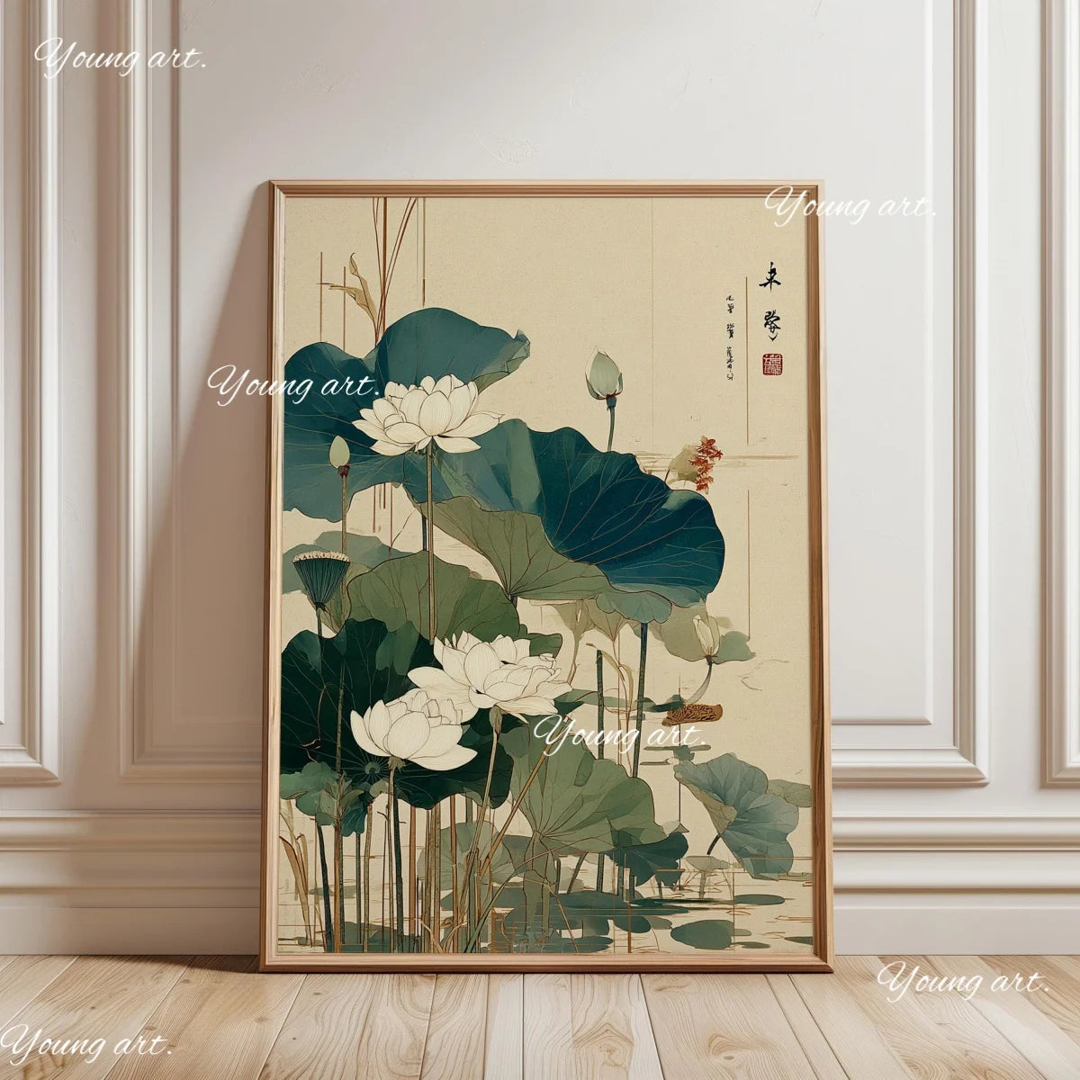Japanese Retro 90's abstract exhibition prints collection