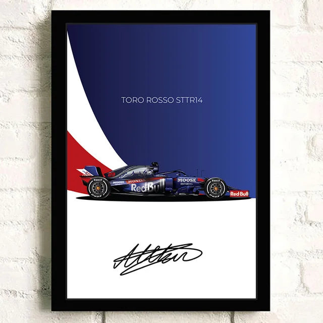 F1 Racing Club Team Posters
