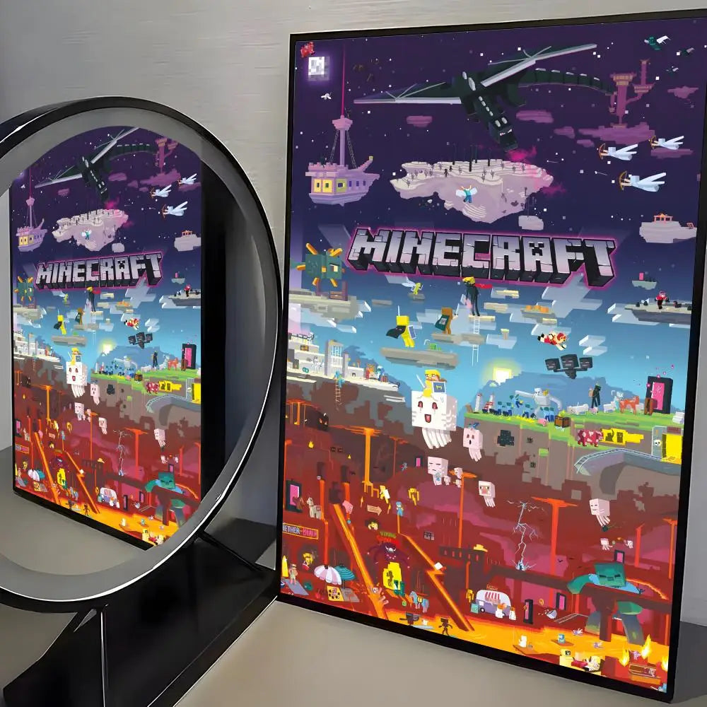 Minecraft Wall Art Poster