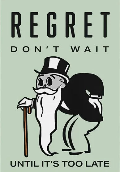 Monopoly Motivational Canvas Print