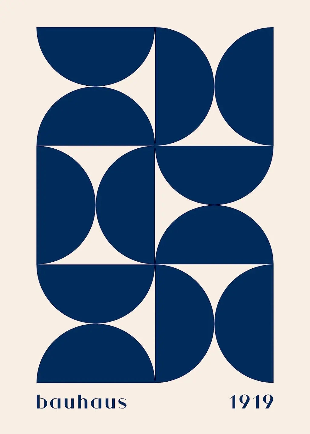 Bauhaus Geometric Canvas Print