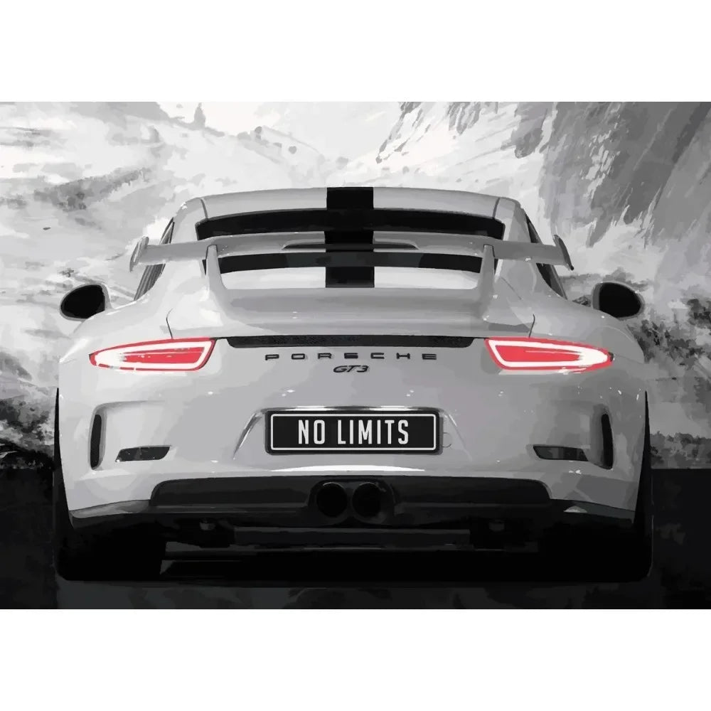 Motivational Supercar Canvas Poster