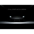 Motivational Supercar Canvas Poster