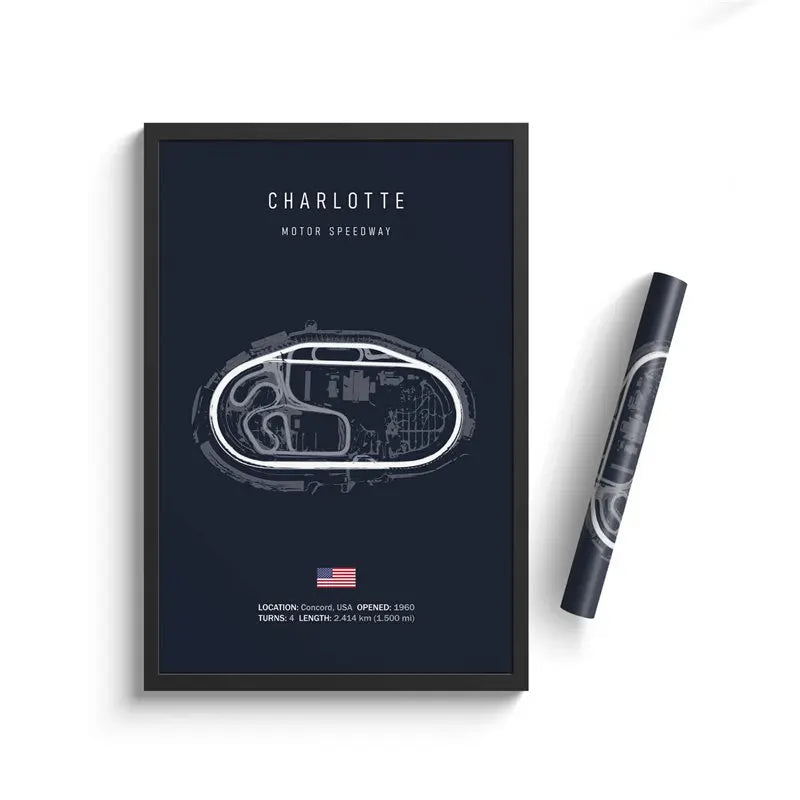 Formula One Track Circuits Canvas Prints