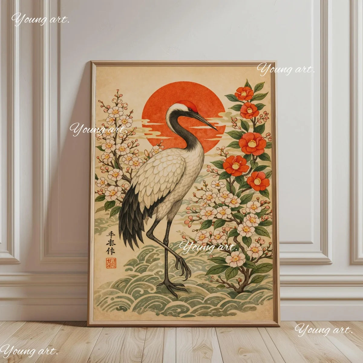 Japanese Retro 90's abstract exhibition prints collection