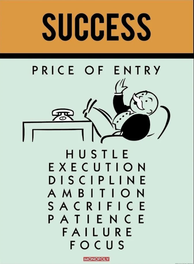 Monopoly Motivational Canvas Print