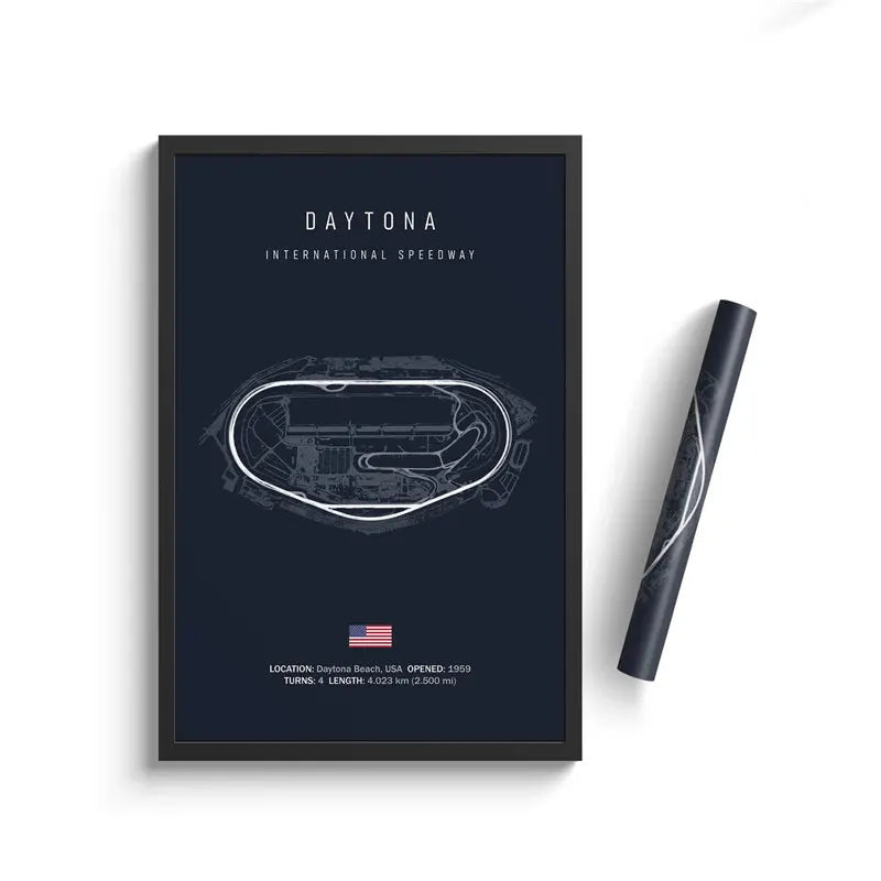 Formula One Track Circuits Canvas Prints