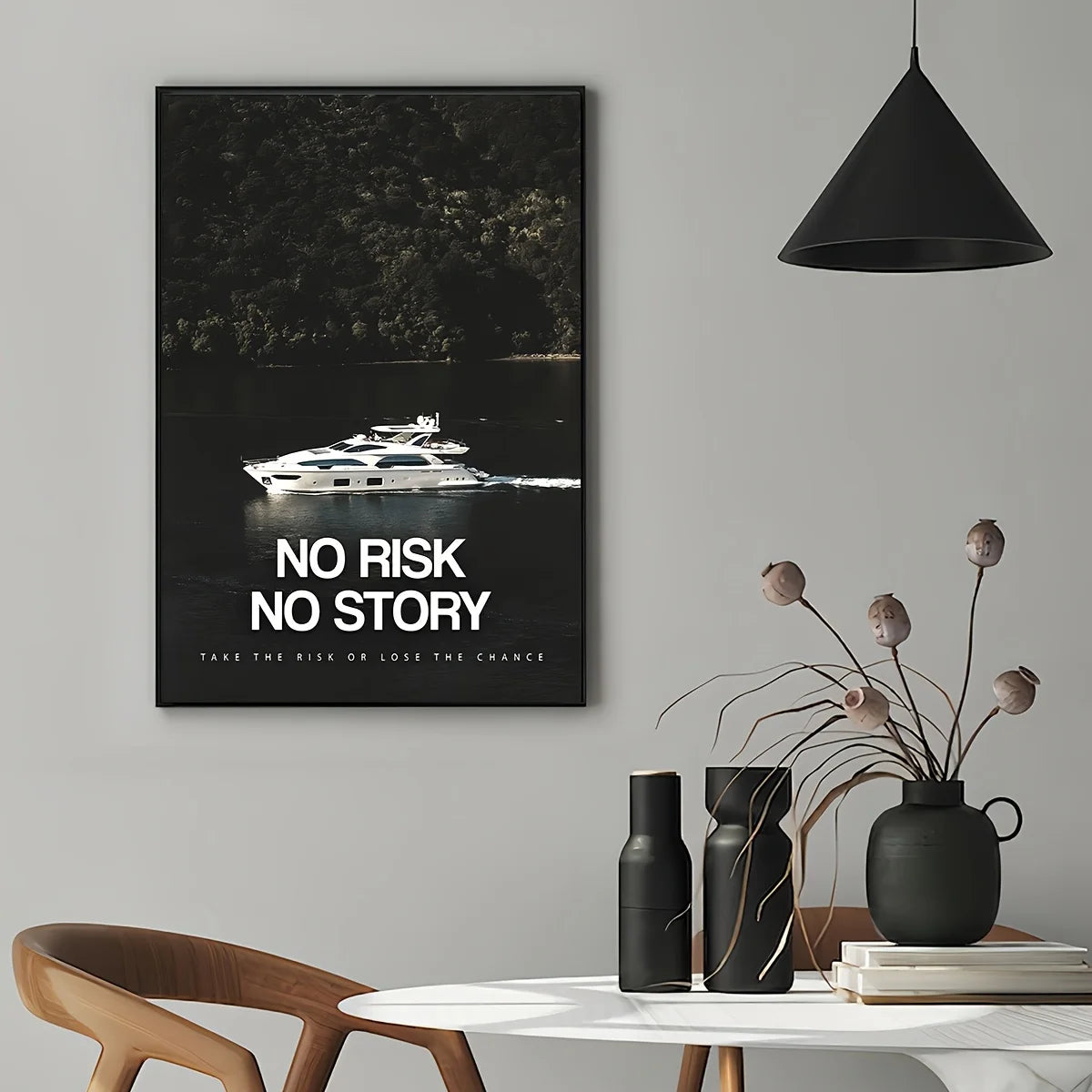 No Risk No Story Canvas Print
