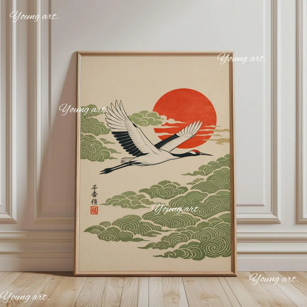 Japanese Retro 90's abstract exhibition prints collection