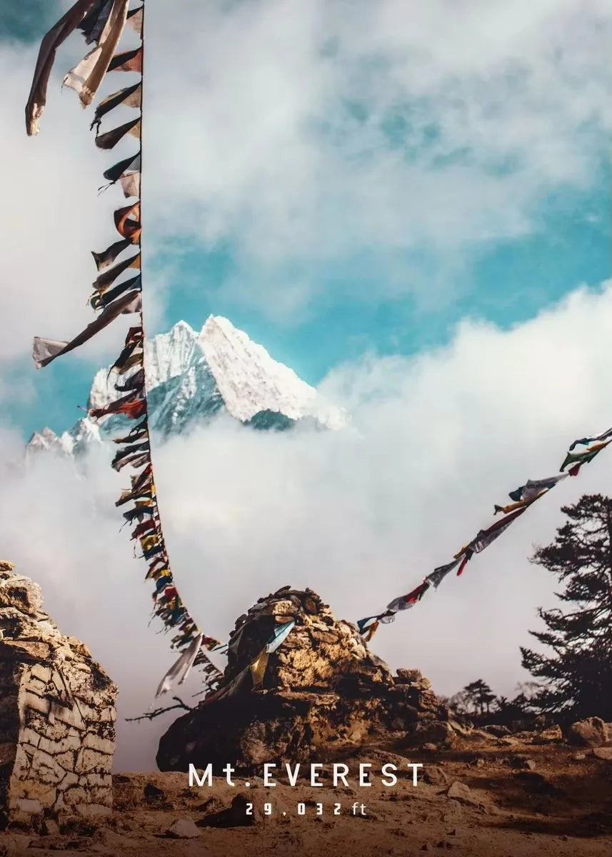 Mount Everest Landscape Canvas Print