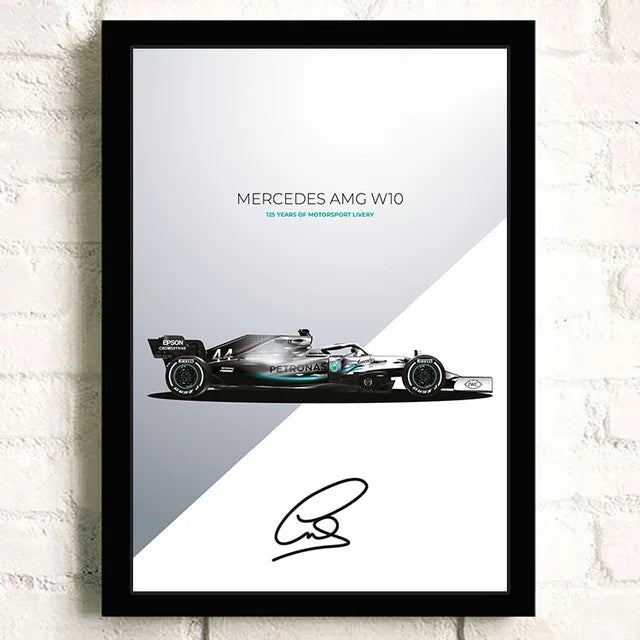 F1 Racing Club Team Posters