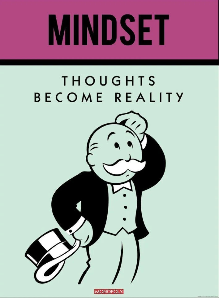 Monopoly Motivational Canvas Print