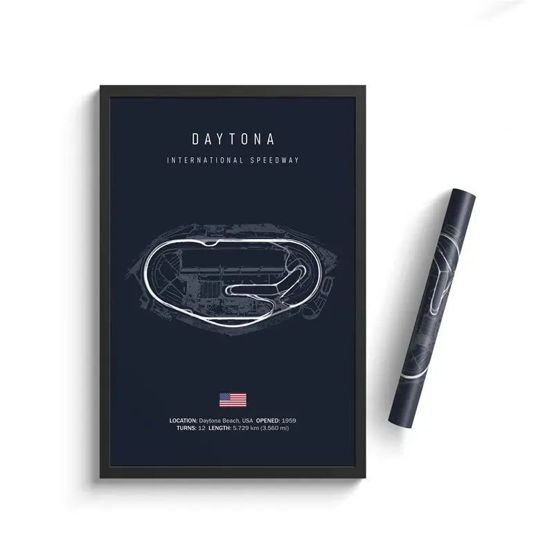 Formula One Track Circuits Canvas Prints
