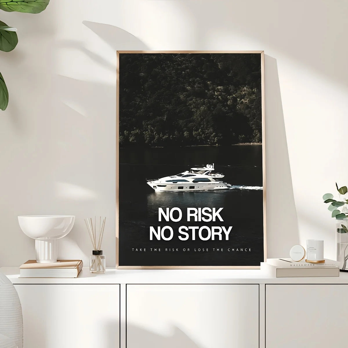 No Risk No Story Canvas Print