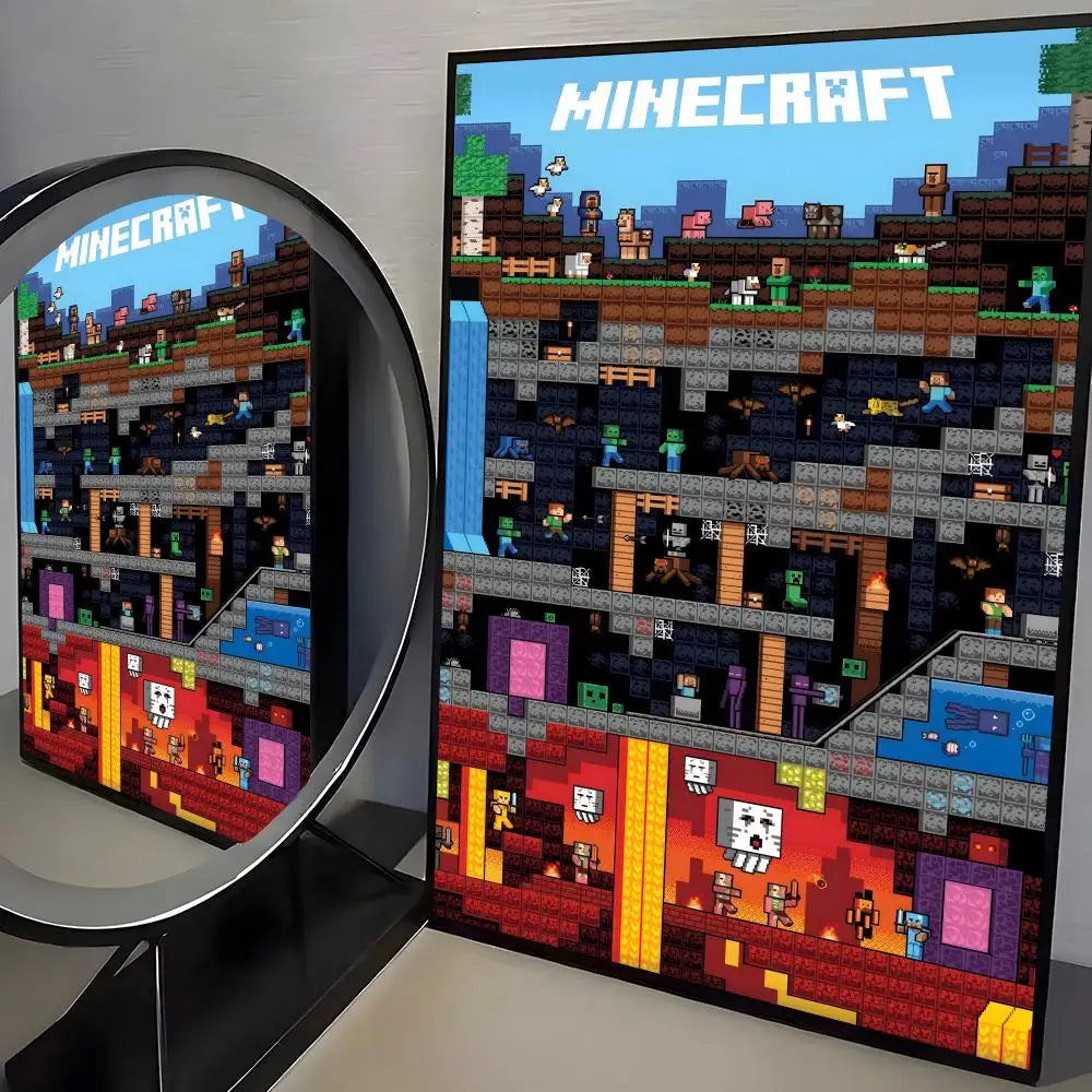 Minecraft Wall Art Poster