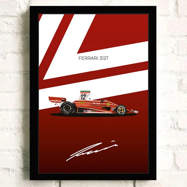 F1 Racing Club Team Posters