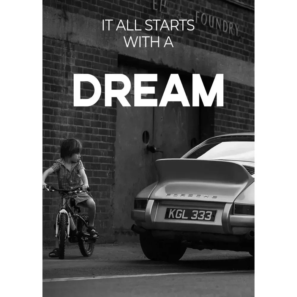 Motivational Supercar Canvas Poster