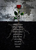 Mindset & Success Canvas Poster