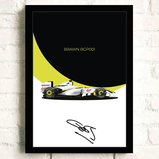 F1 Racing Club Team Posters