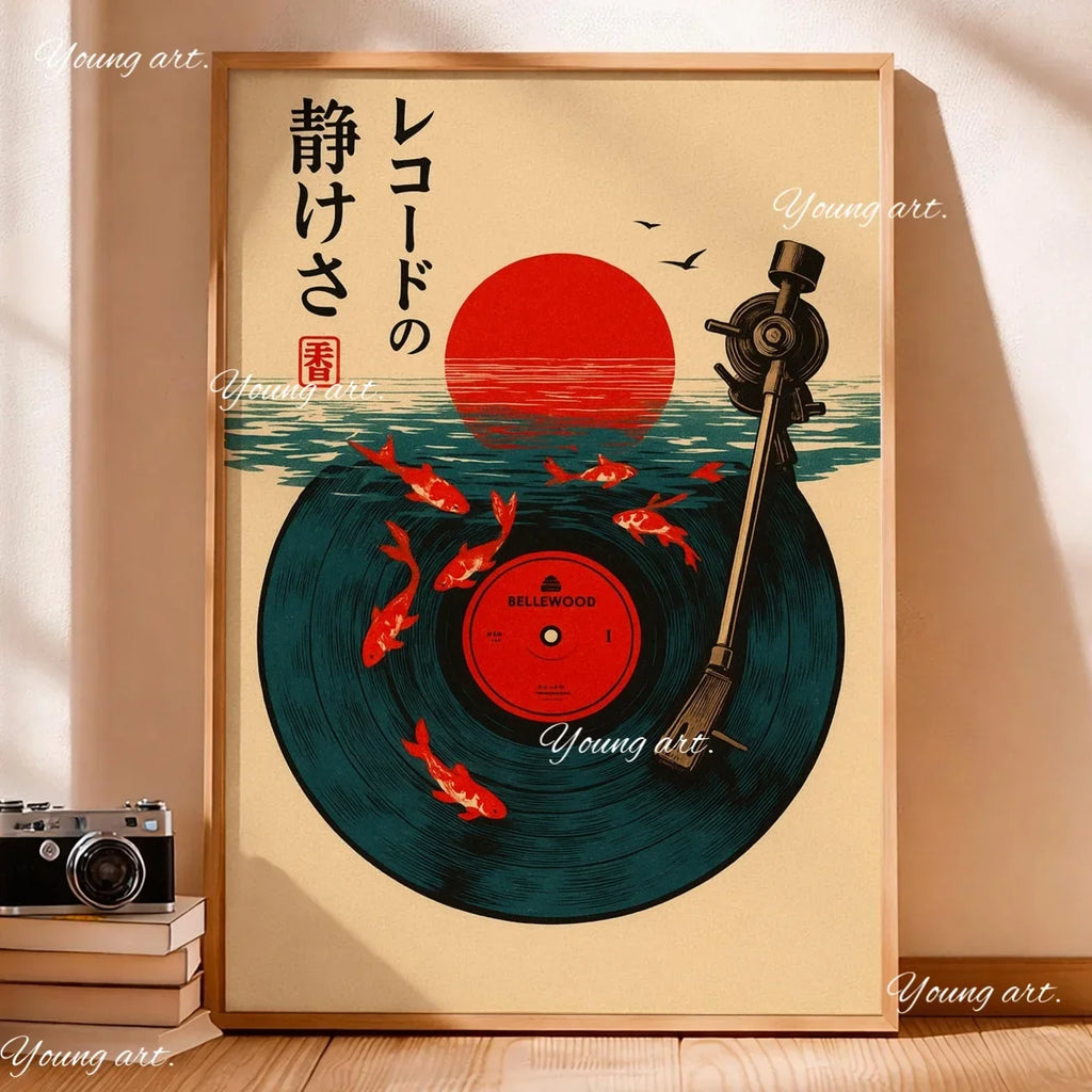 Japanese Retro 90's abstract exhibition prints collection