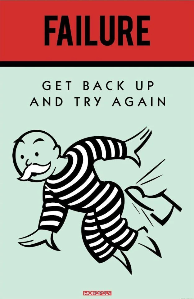 Monopoly Motivational Canvas Print