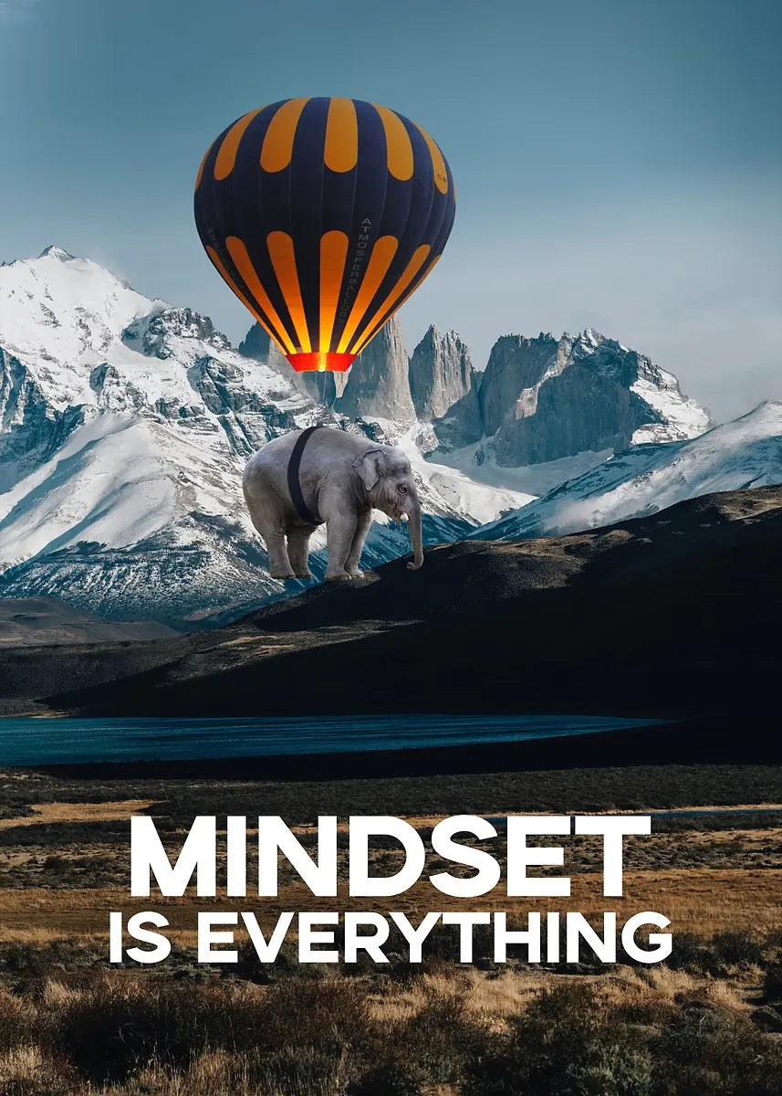 Mindset & Success Canvas Poster
