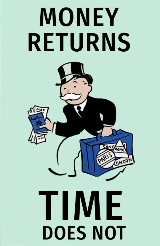 Monopoly Motivational Canvas Print