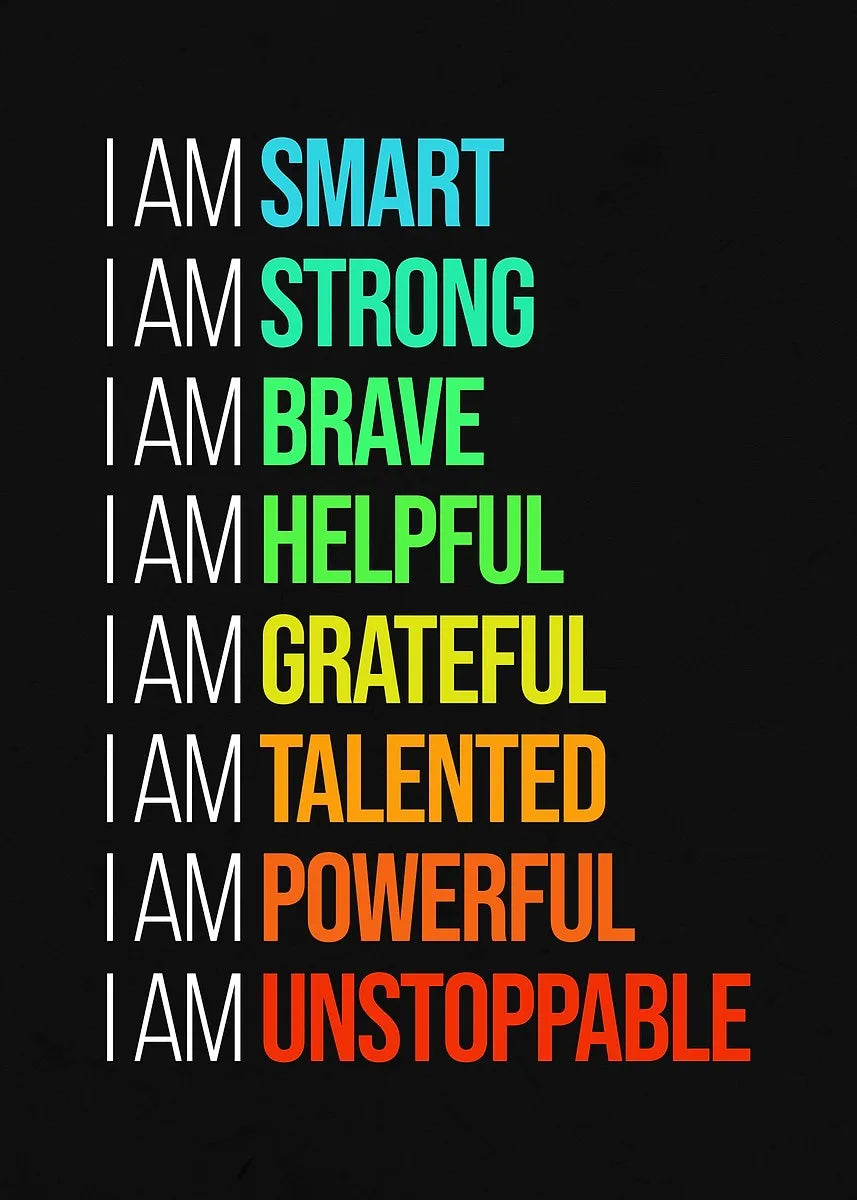 Mindset & Success Canvas Poster