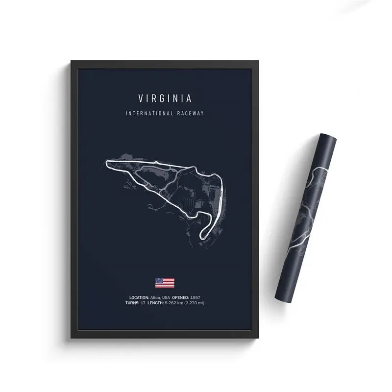 Formula One Track Circuits Canvas Prints
