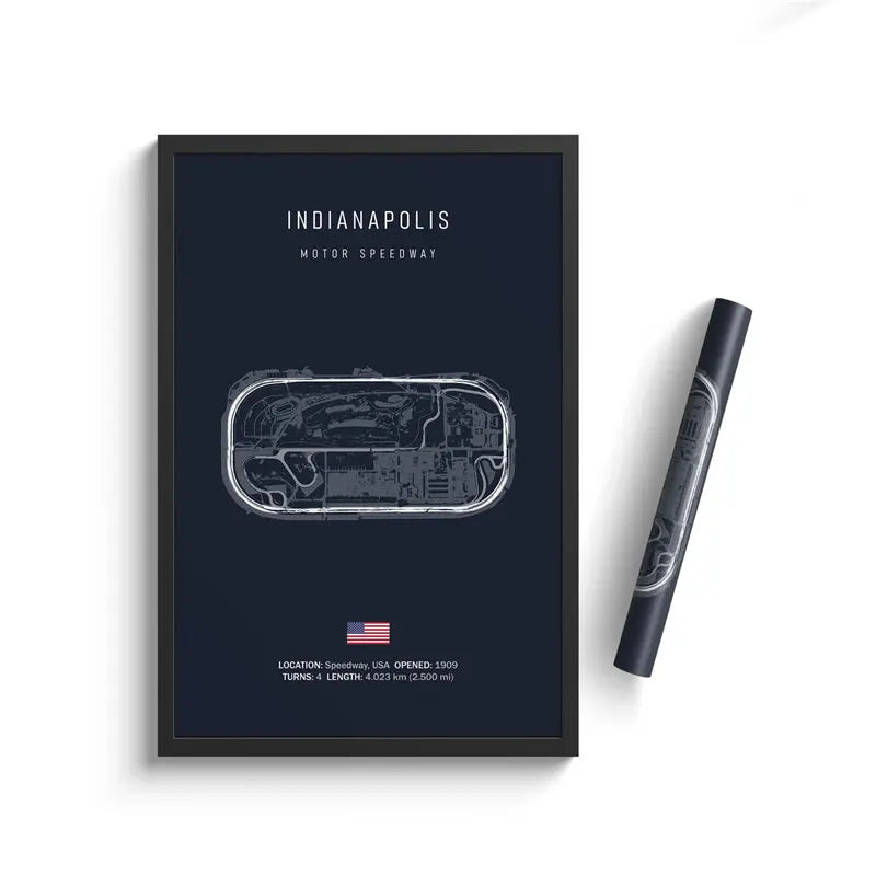 Formula One Track Circuits Canvas Prints