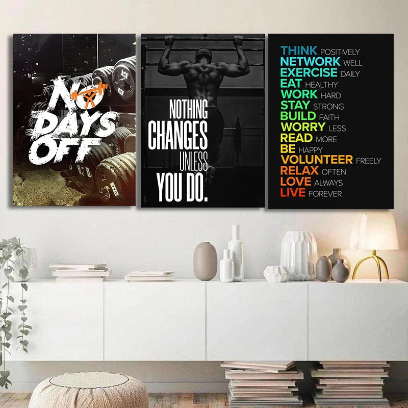 Mindset & Success Canvas Poster