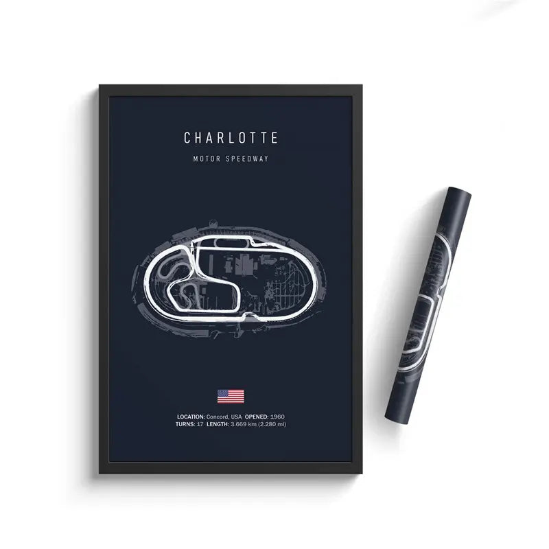 Formula One Track Circuits Canvas Prints