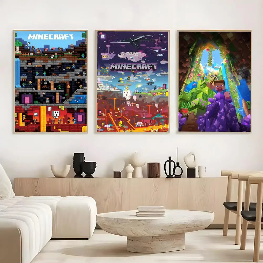 Minecraft Wall Art Poster