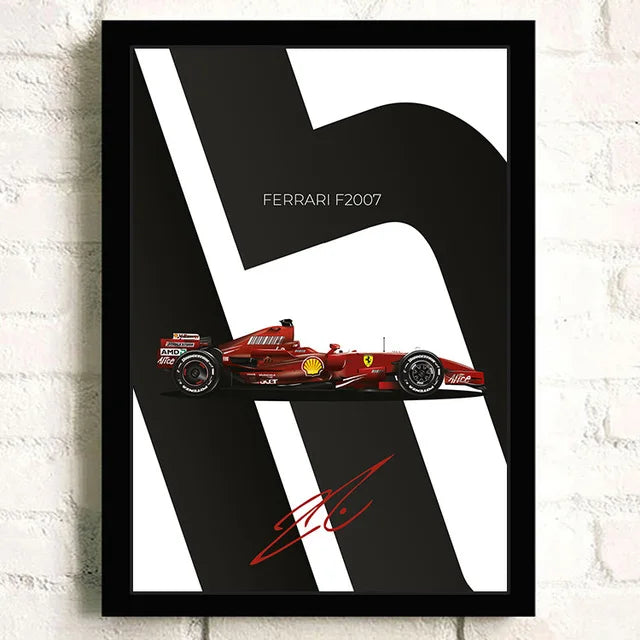 F1 Racing Club Team Posters