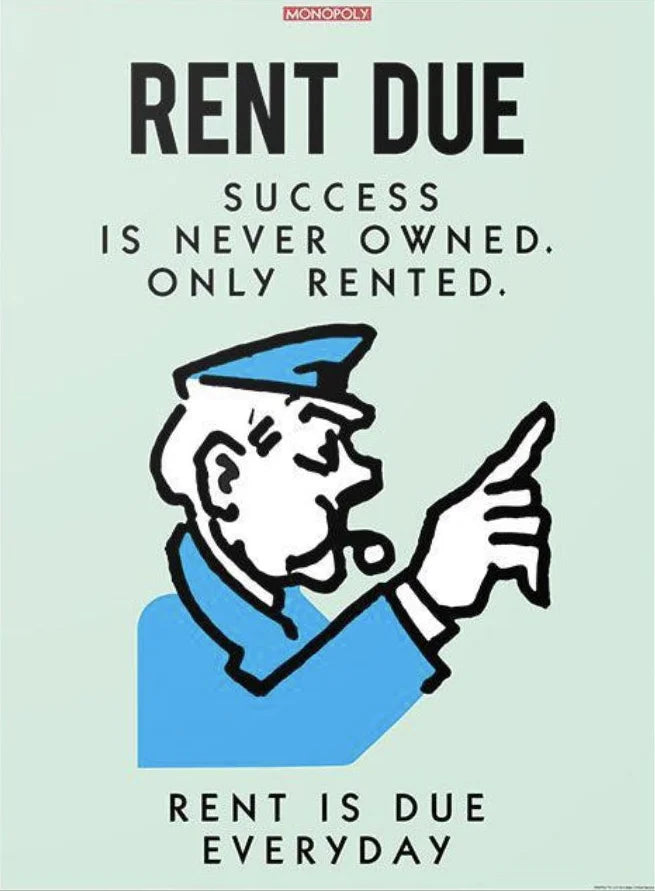 Monopoly Motivational Canvas Print