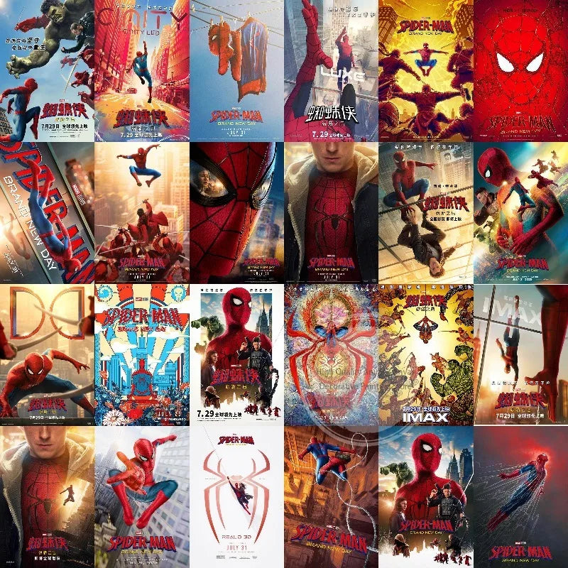 Spider-Man Cinematic Art – Unframed Canvas Poster