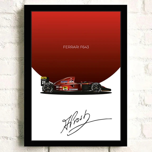 F1 Racing Club Team Posters