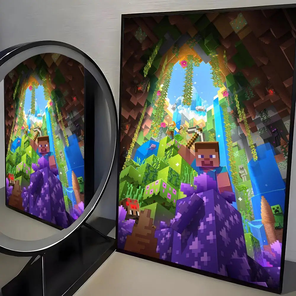 Minecraft Wall Art Poster