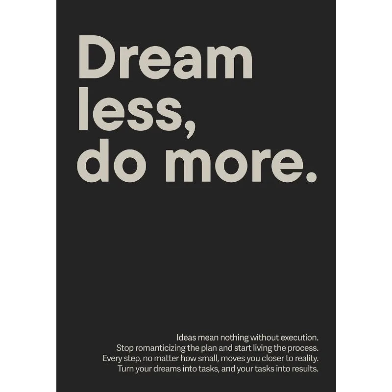 Minimalist Gym Motivation Canvas Poster