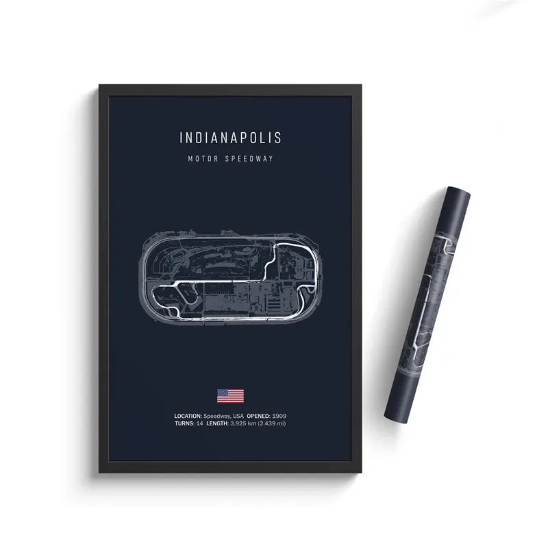 Formula One Track Circuits Canvas Prints