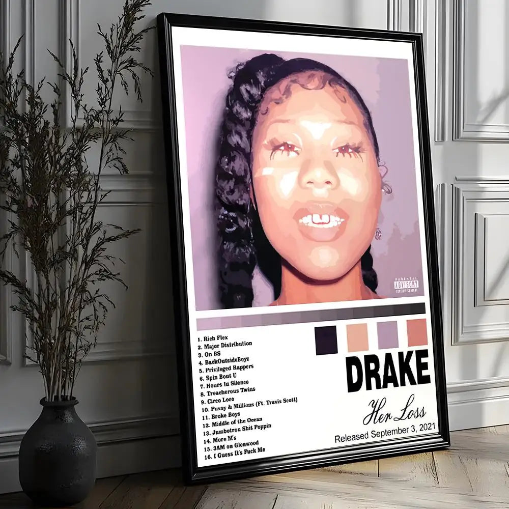 Drake ICEMAN Album Cover Poster