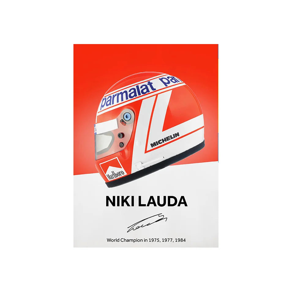Formula 1 Helmet Wall Art Poster