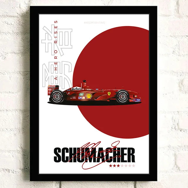 F1 Racing Club Team Posters